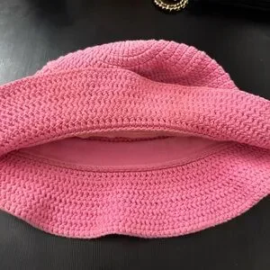 Burberry | Accessories | Burberry Vibrant Pink Knit Hat  display picture 1